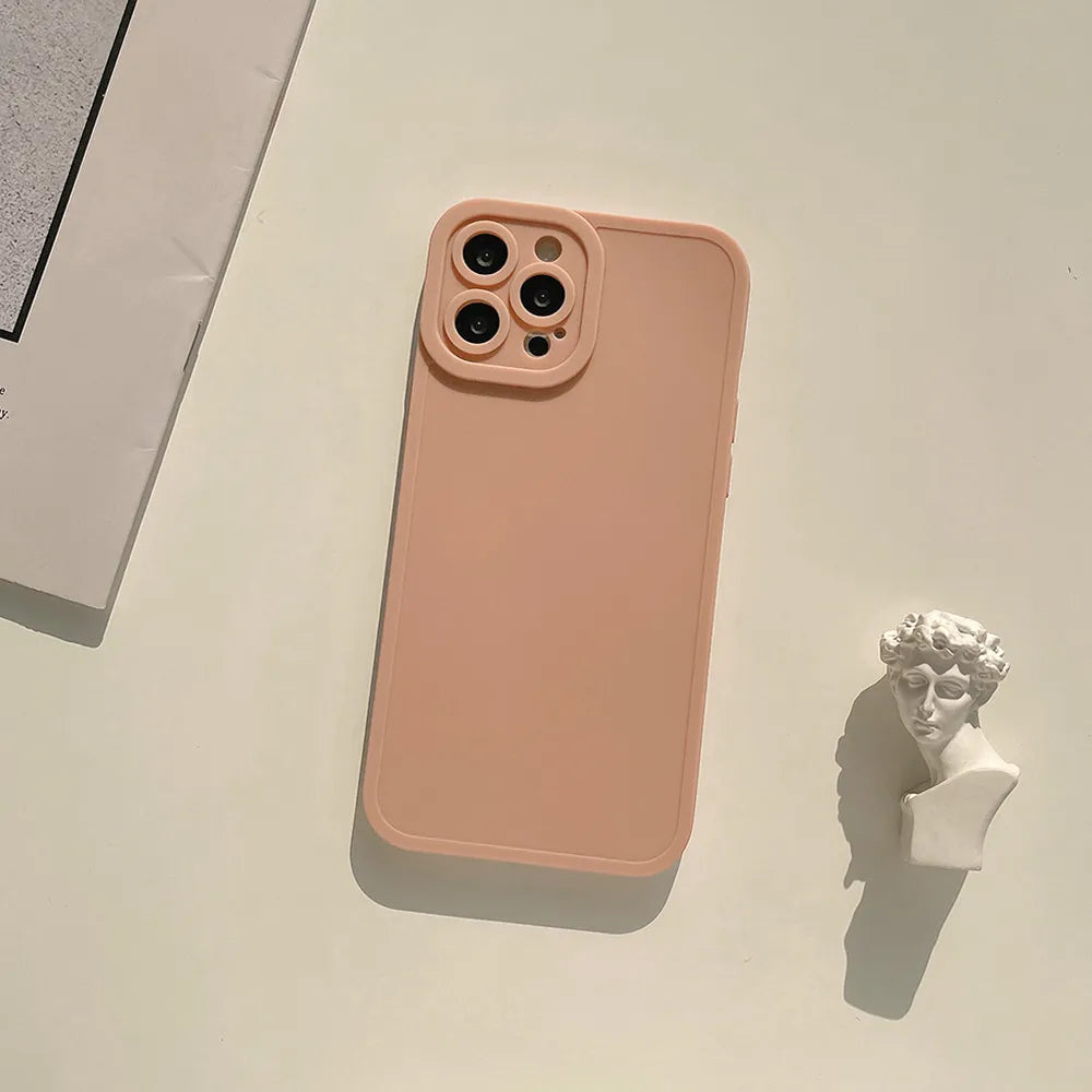 Pastel soft silicone iPhone Case