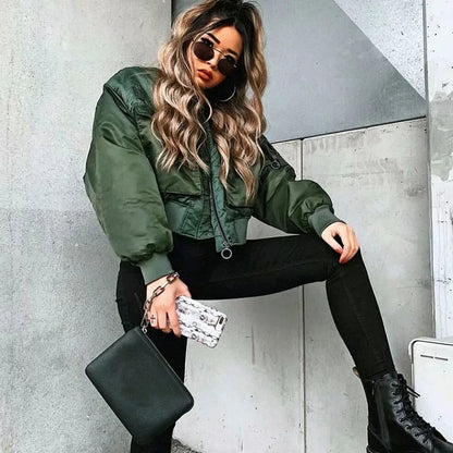 Forever Green Bomber Jacket