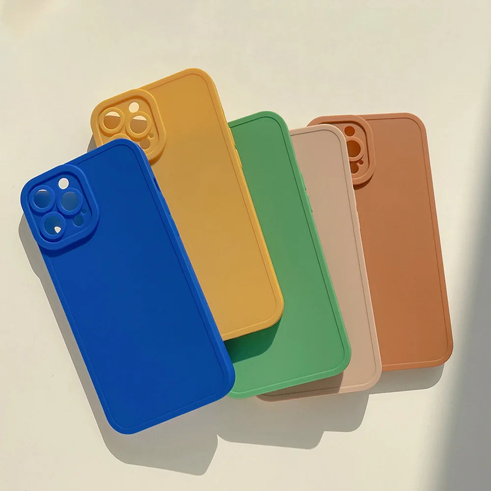 Pastel soft silicone iPhone Case