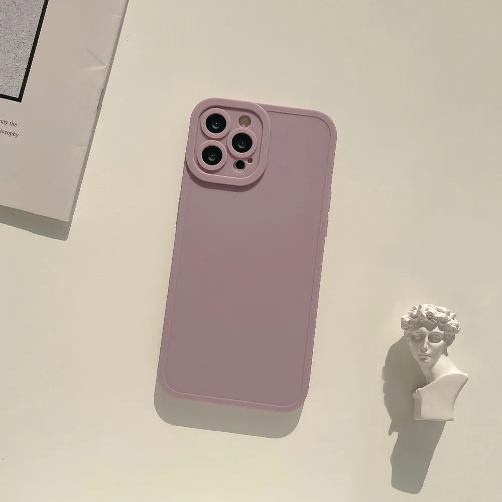 Pastel soft silicone iPhone Case