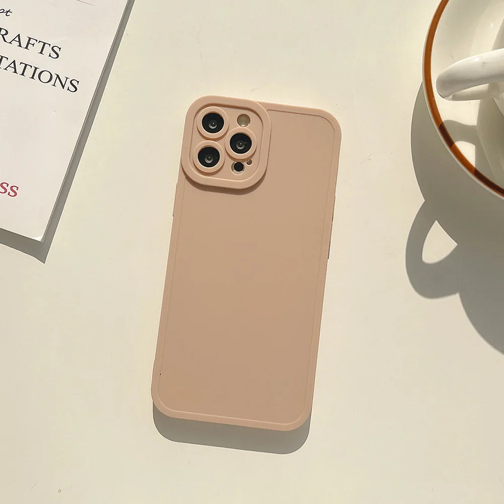 Pastel soft silicone iPhone Case