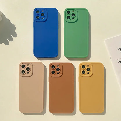 Pastel soft silicone iPhone Case