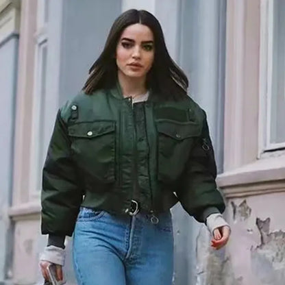 Forever Green Bomber Jacket