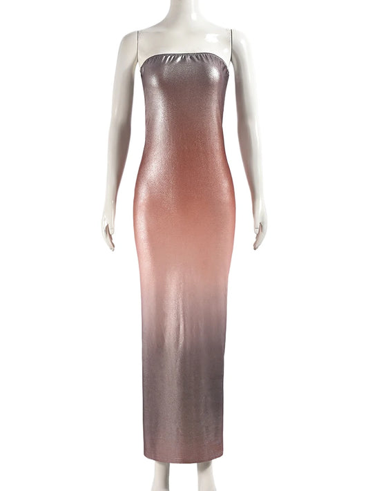 ''Deanne'' Gradient Tube Dress