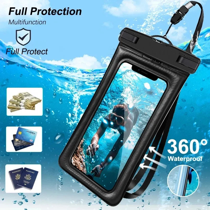 'Keep Me Afloat'' Waterproof Swim Bag For iPhone