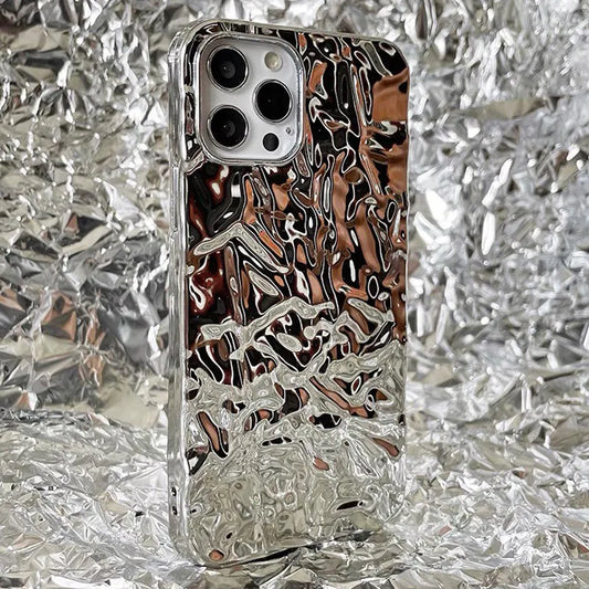 ''IT GRL'' Foil Pleats Phone Case For iPhone