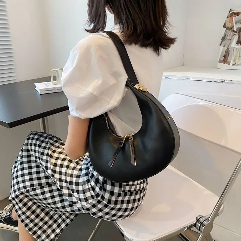 ''Moon'' Crossbody Shoulder Bag