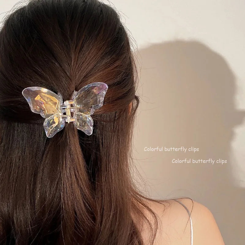 ''The Butterfly Effect'' Transparent Claw Clip