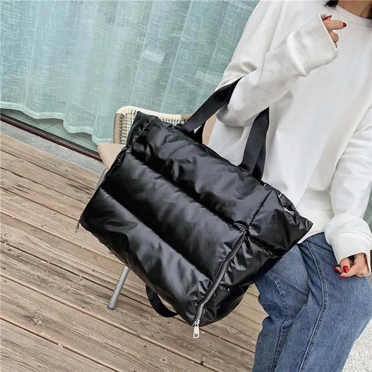 Padded Large Capacity Shoulder Bag