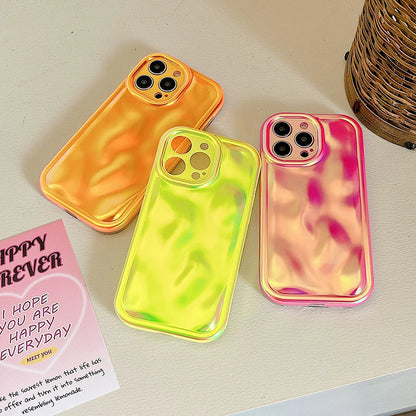 Neon Vibes - 3D Meteorite Pattern Phone Case For iPhone 14 13 12 11 Pro Max 13 pro 14