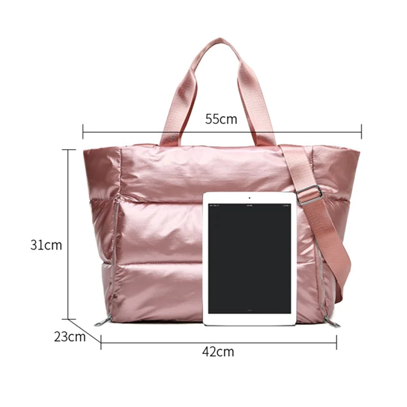 Padded Large Capacity Shoulder Bag