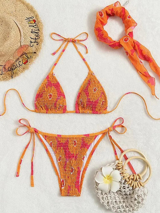 '' Fly Me Out'' 3-Piece Triangle Bikini Set